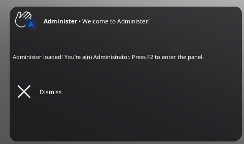 A notification